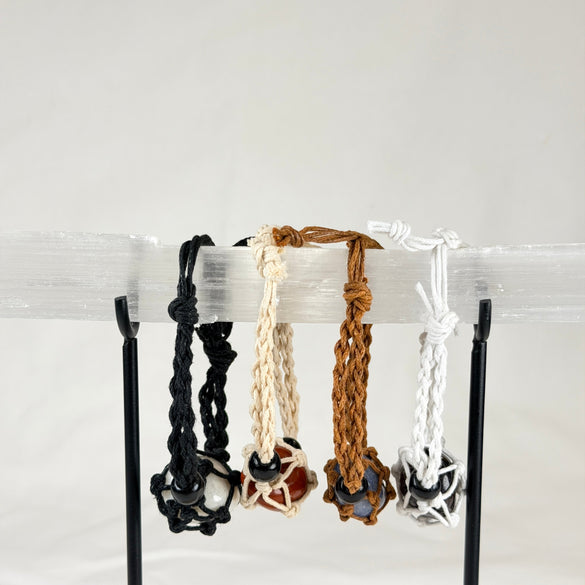 Macrame Net Crystal Jewellery