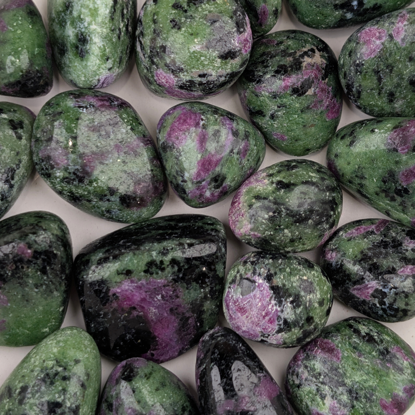 Ruby in Zoisite Tumble