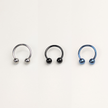 Stainless Steel Horseshoe Hoop - 13mm