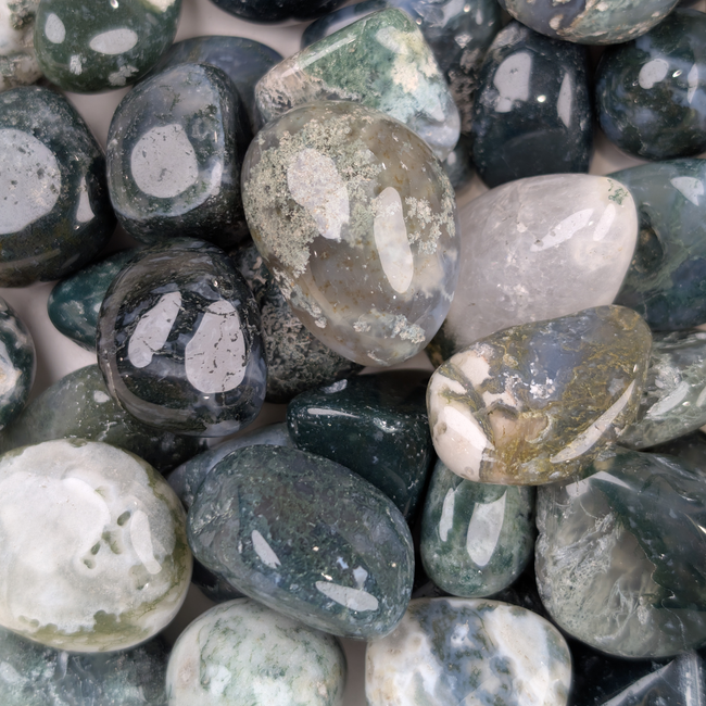 Agate - Moss Tumble