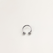Stainless Steel Horseshoe Hoop - 13mm