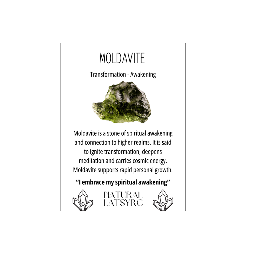 925 Sterling Silver Moldavite Pendant