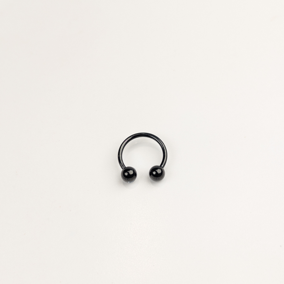 Stainless Steel Horseshoe Hoop - 13mm