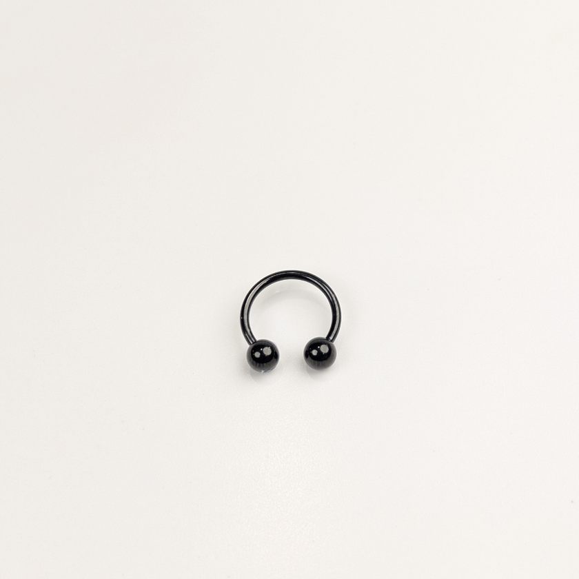 Stainless Steel Horseshoe Hoop - 13mm