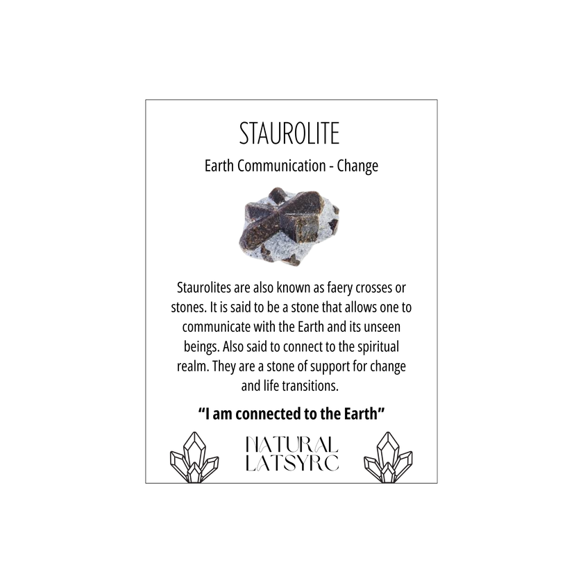 Natural Staurolite Specimen