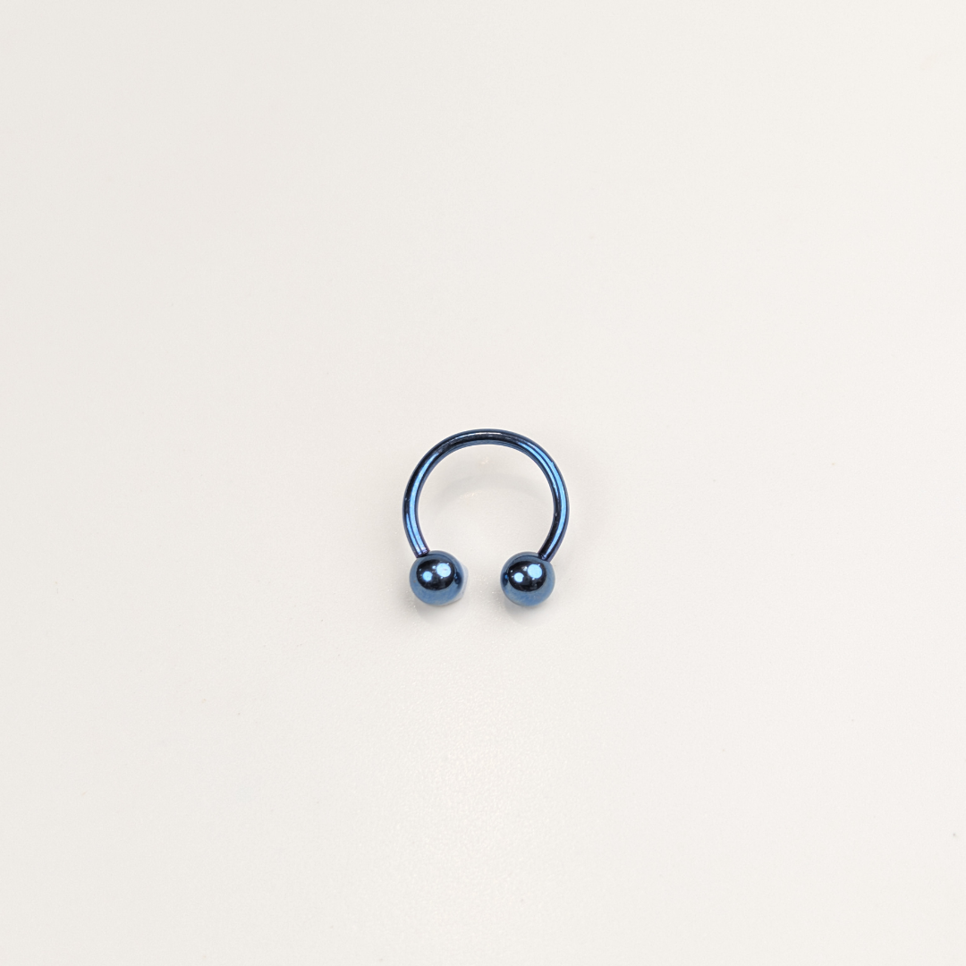 Stainless Steel Horseshoe Hoop - 13mm