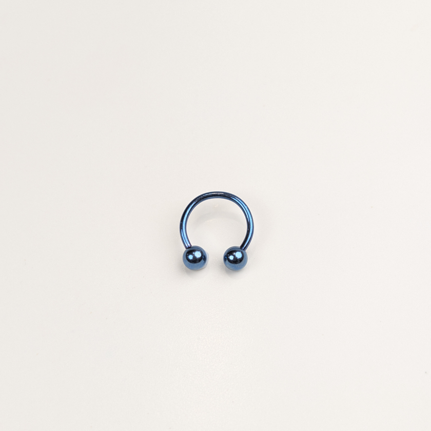 Stainless Steel Horseshoe Hoop - 13mm