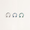 Stainless Steel Horseshoe Hoop - 11mm