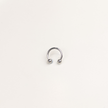 Stainless Steel Horseshoe Hoop - 11mm