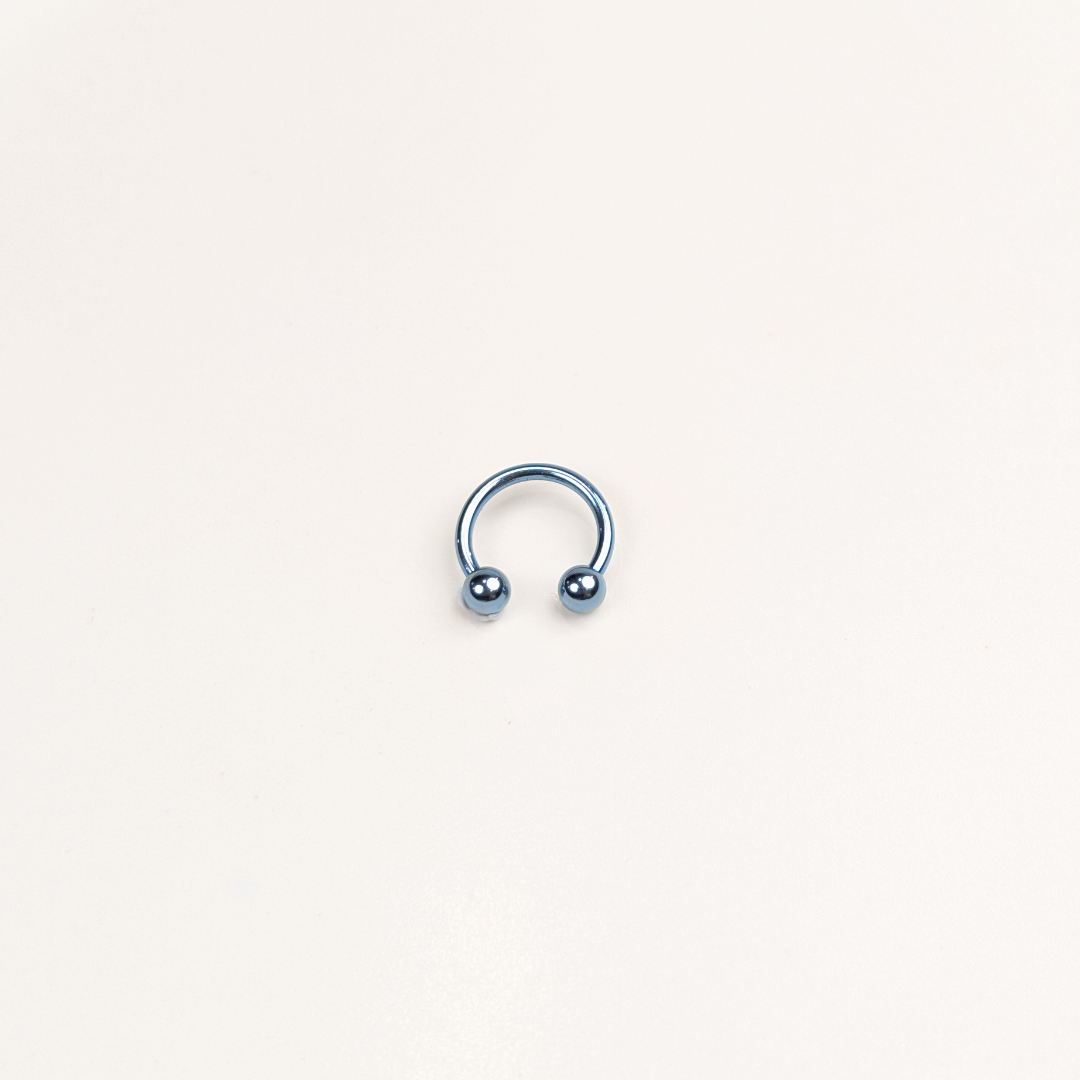 Stainless Steel Horseshoe Hoop - 11mm