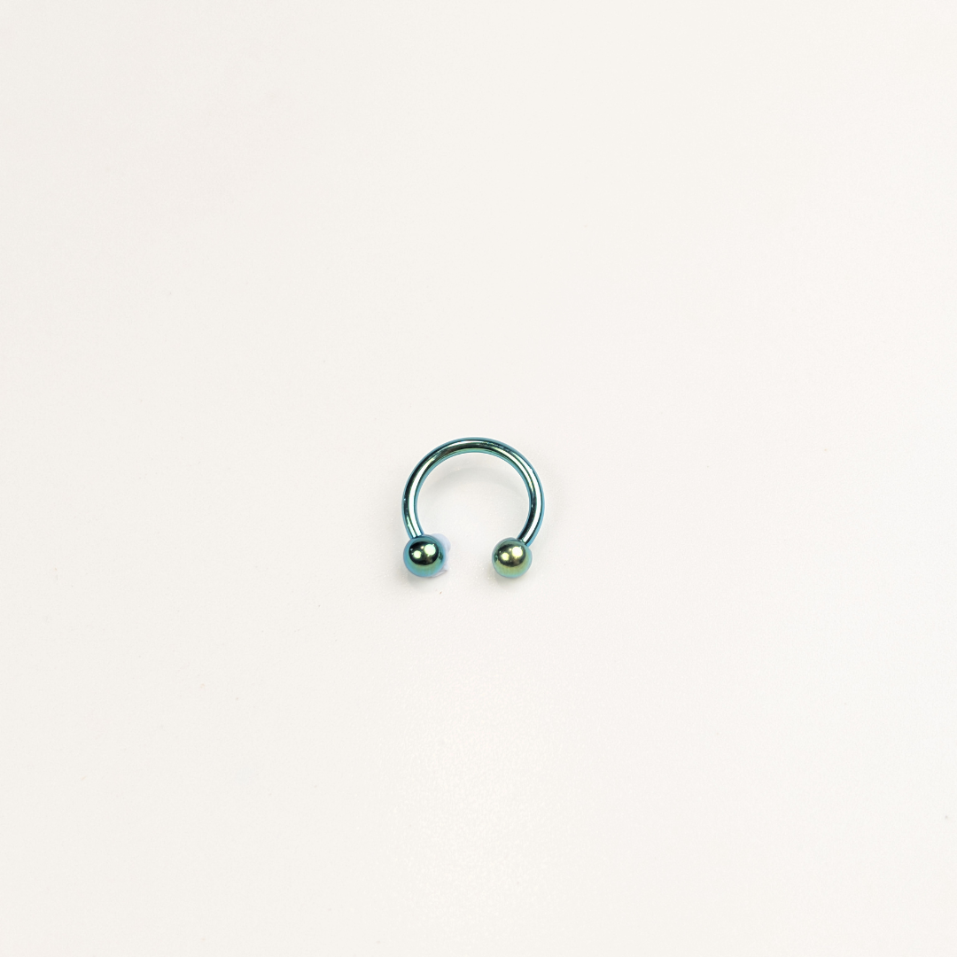 Stainless Steel Horseshoe Hoop - 11mm
