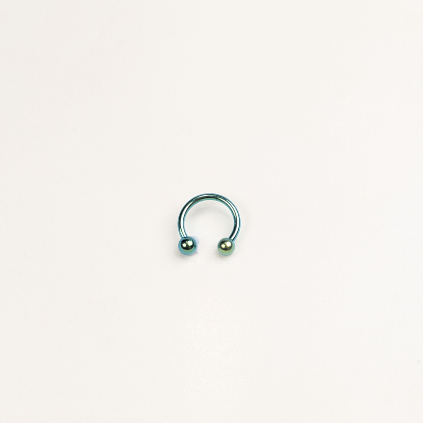 Stainless Steel Horseshoe Hoop - 11mm