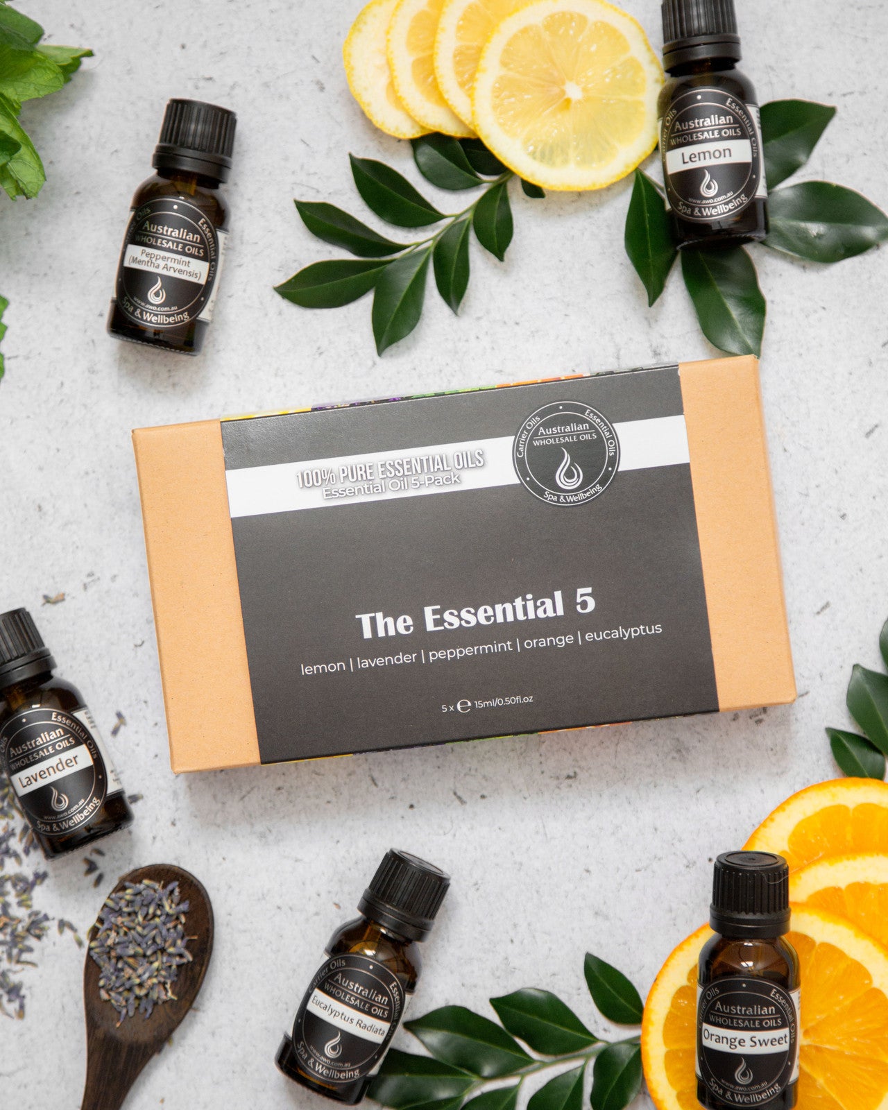 The Essential 5 - Essential Oil Pack