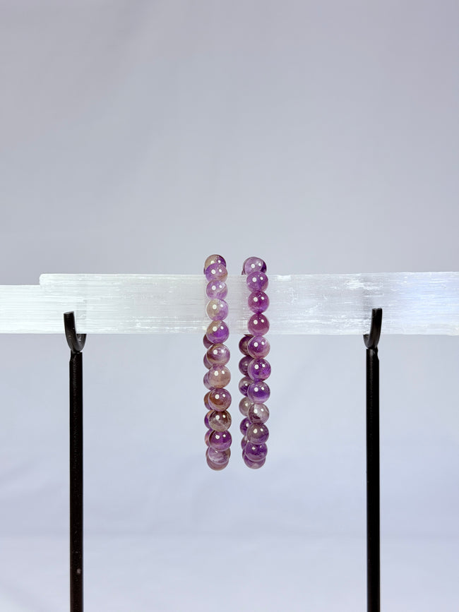 Amethyst Crystal Bracelet Rounded