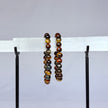 Triple Tiger Eye Crystal Bracelet Rounded