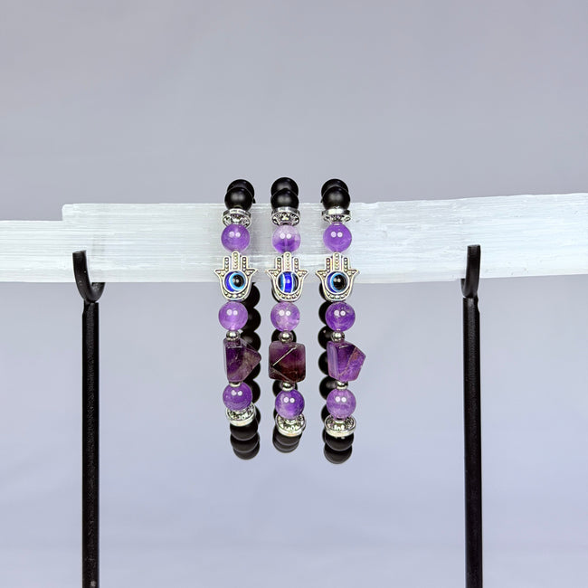 Hamsa Crystal Bracelet