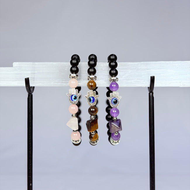 Hamsa Crystal Bracelet