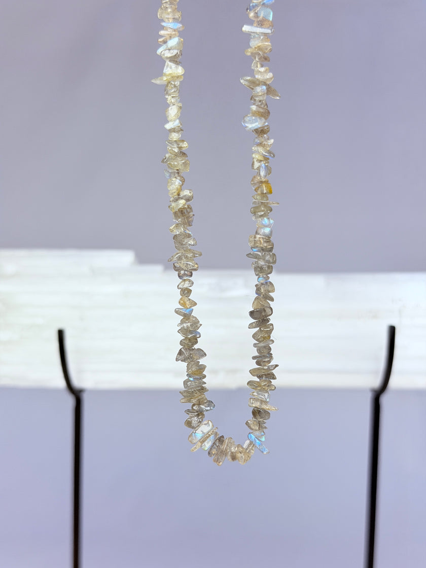Crystal Chip Necklace 45cm