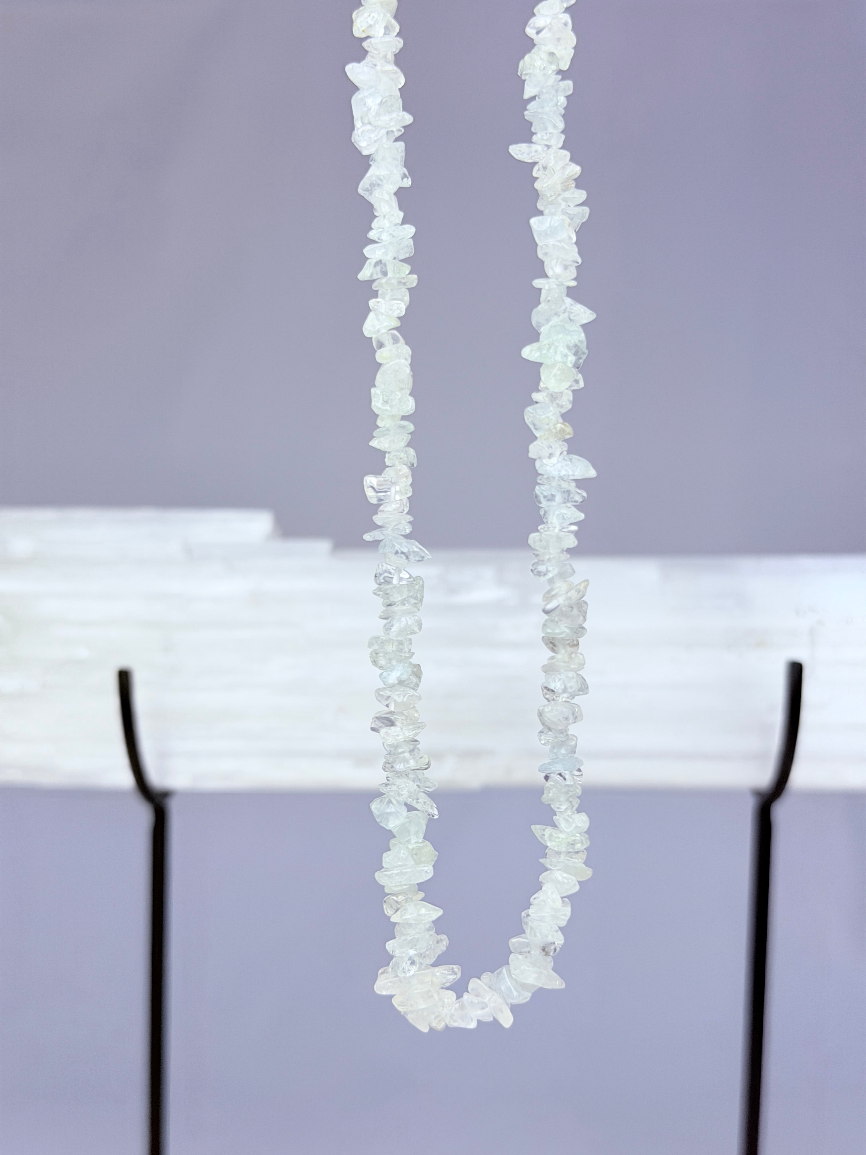 Crystal Chip Necklace 45cm