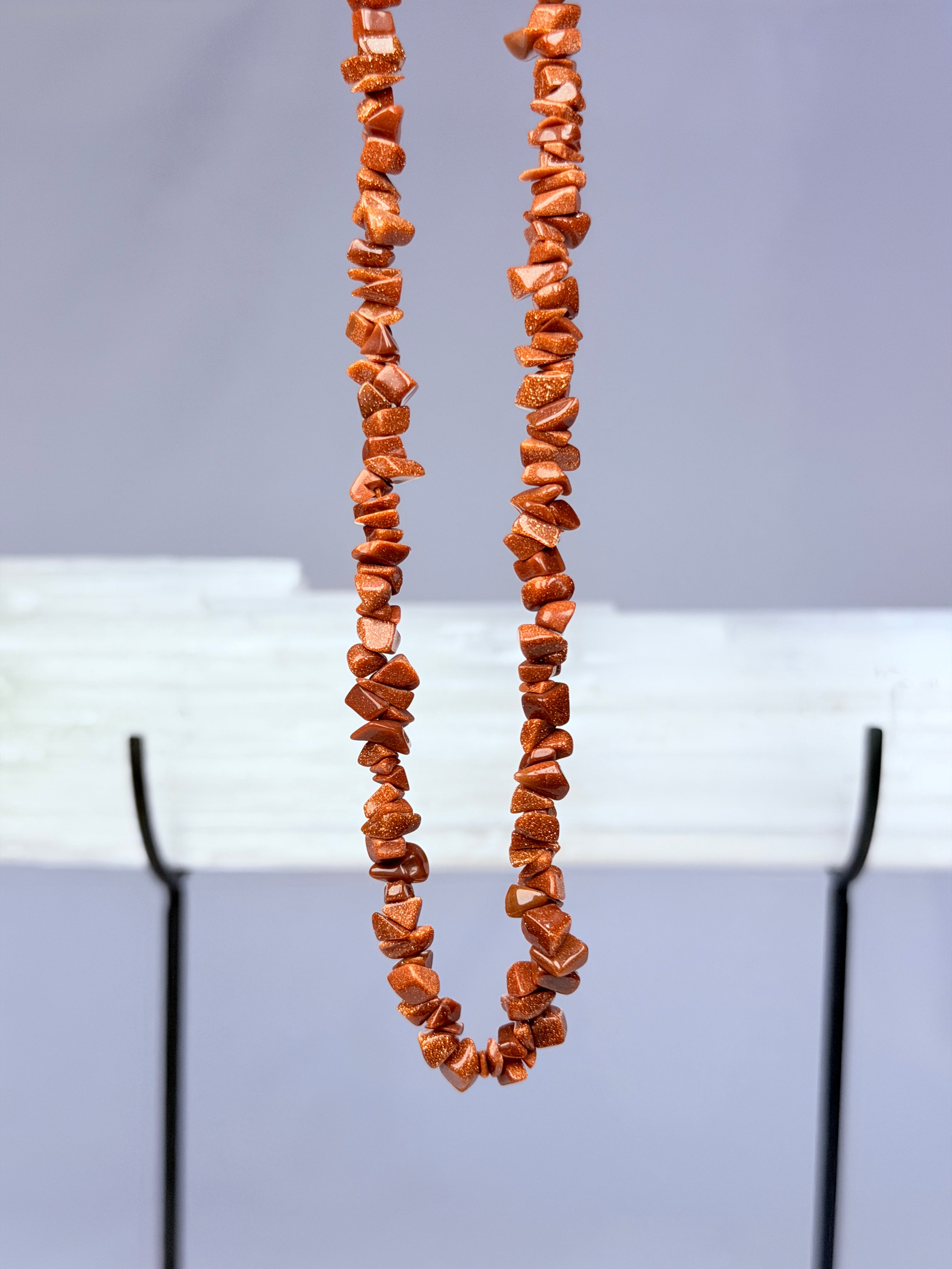 Crystal Chip Necklace 45cm