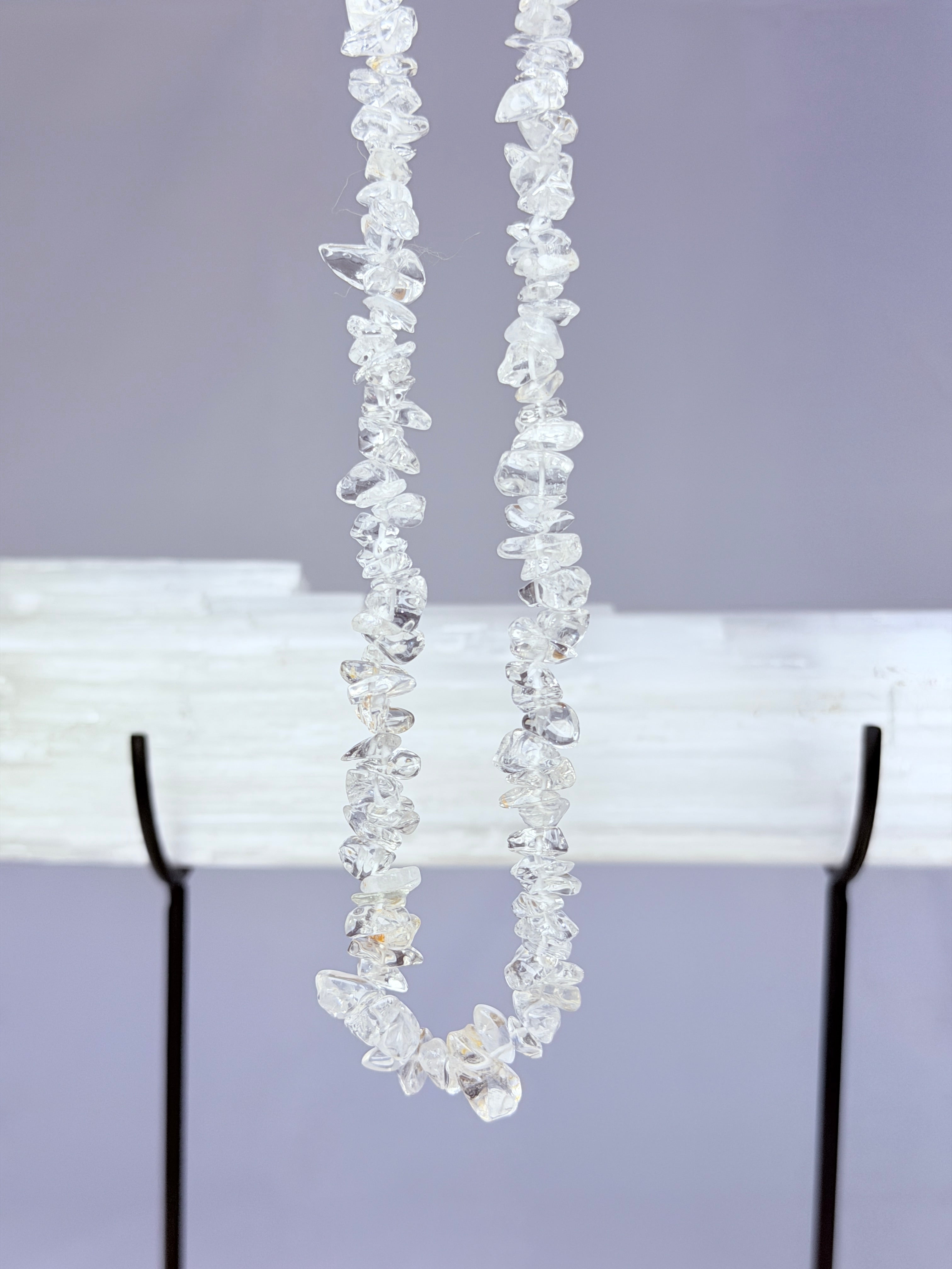 Crystal Chip Necklace 45cm