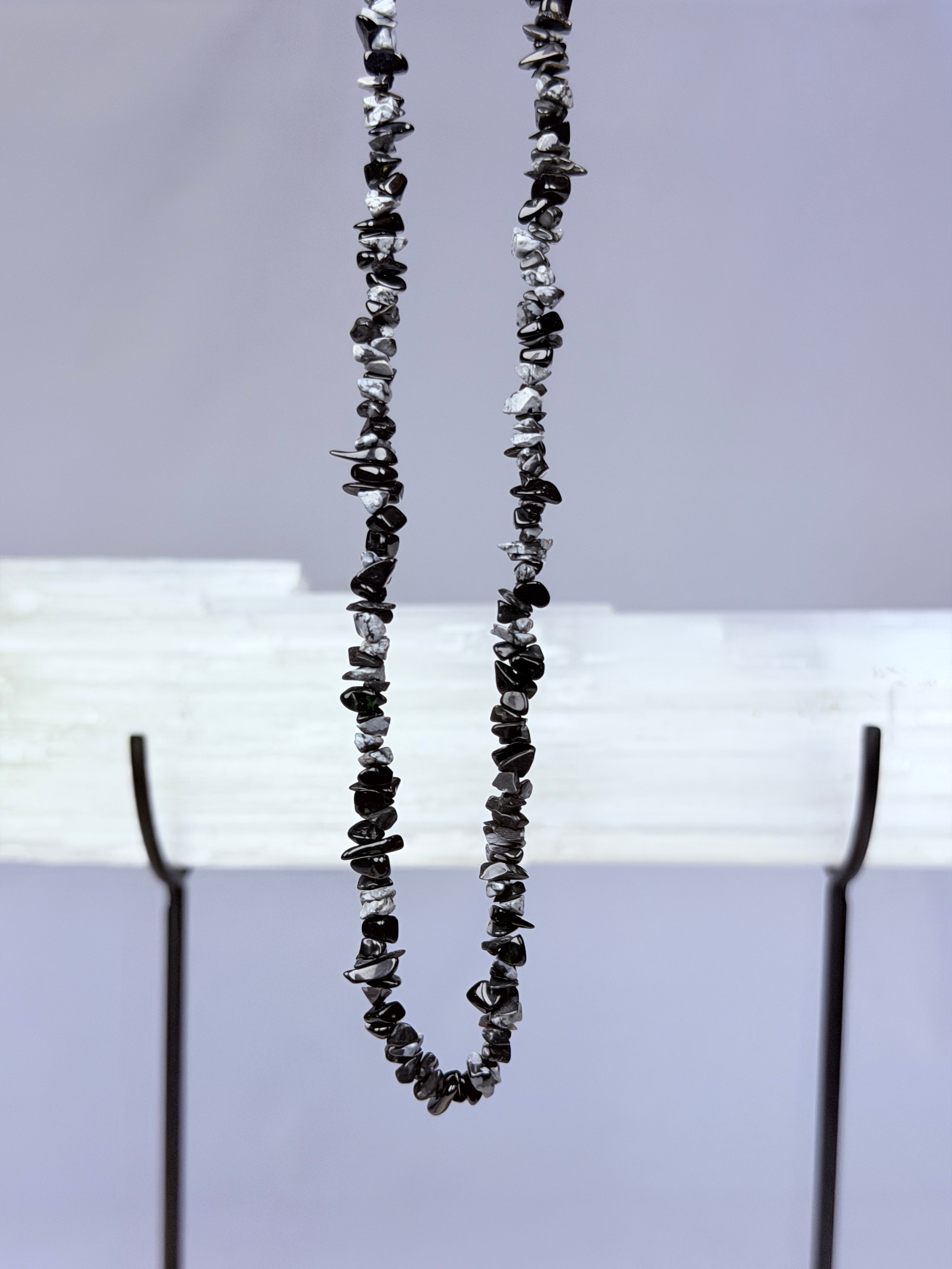 Crystal Chip Necklace 45cm