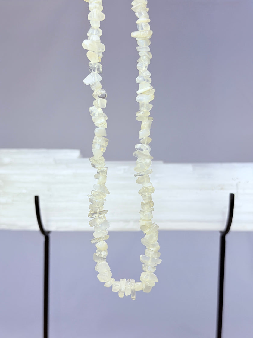 Crystal Chip Necklace 45cm