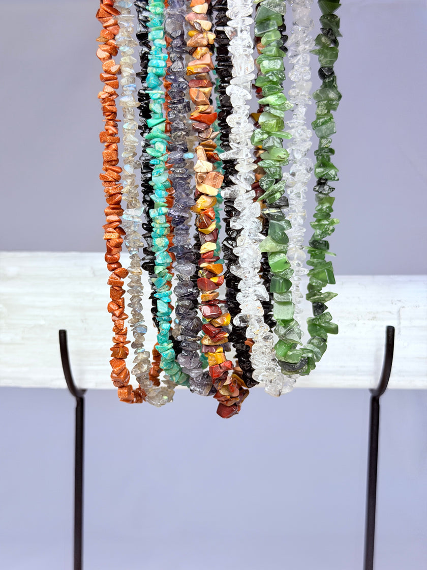 Crystal Chip Necklace 45cm