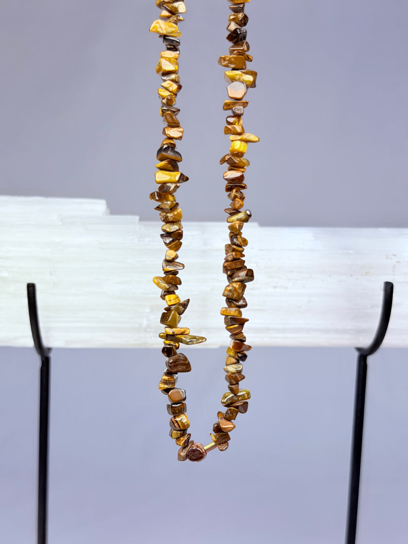 Crystal Chip Necklace 45cm
