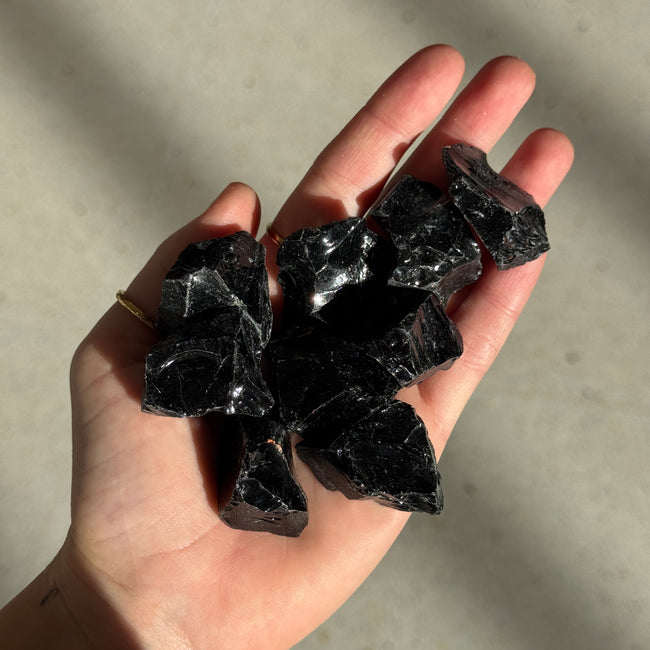Black Obsidian Rough Stone