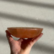 Peach Selenite Bowl