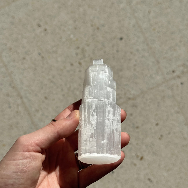 Selenite Tower Small