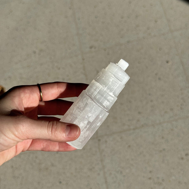 Selenite Tower Small