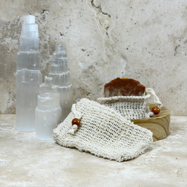 Crochet soap bag