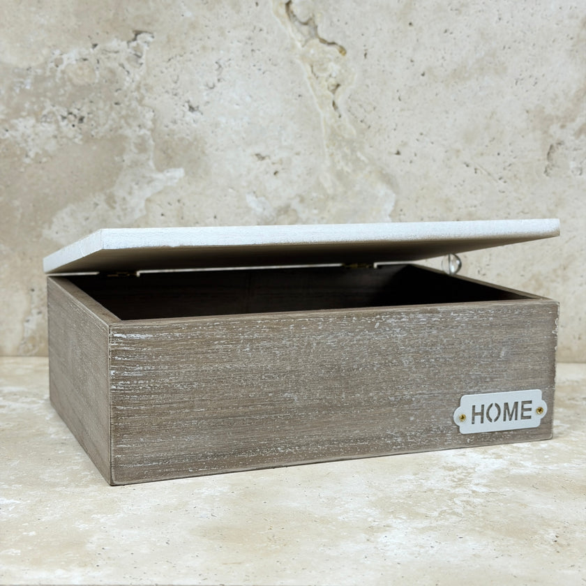 Wooden Family Storage Chest