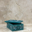 Tarot Card Storage Box – Teal Om Mandala