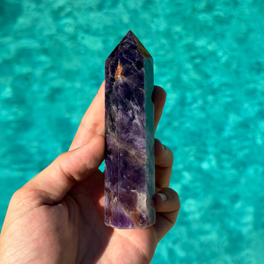 Chevron Amethyst Tower