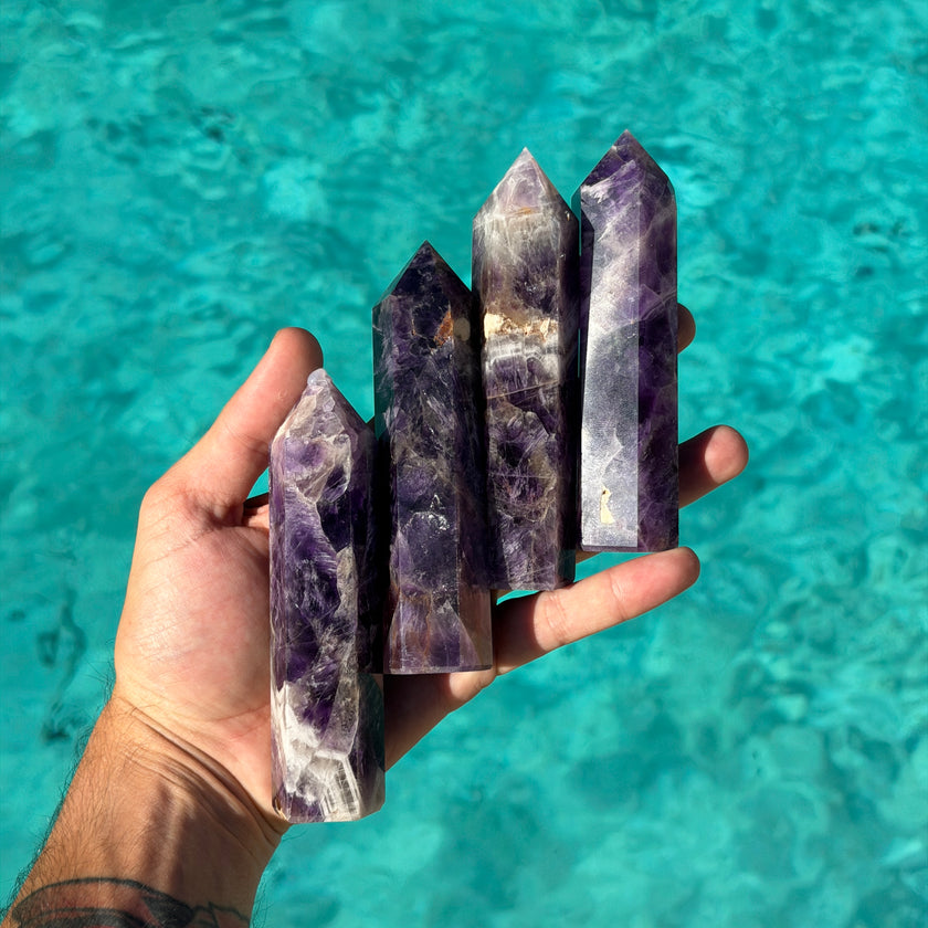 Chevron Amethyst Tower