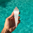 Double Terminated Selenite Point