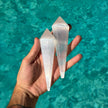 Double Terminated Selenite Point