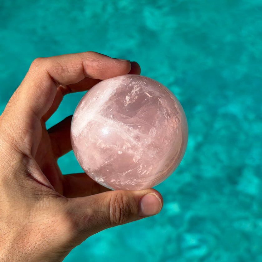 Rose Quartz Spheres