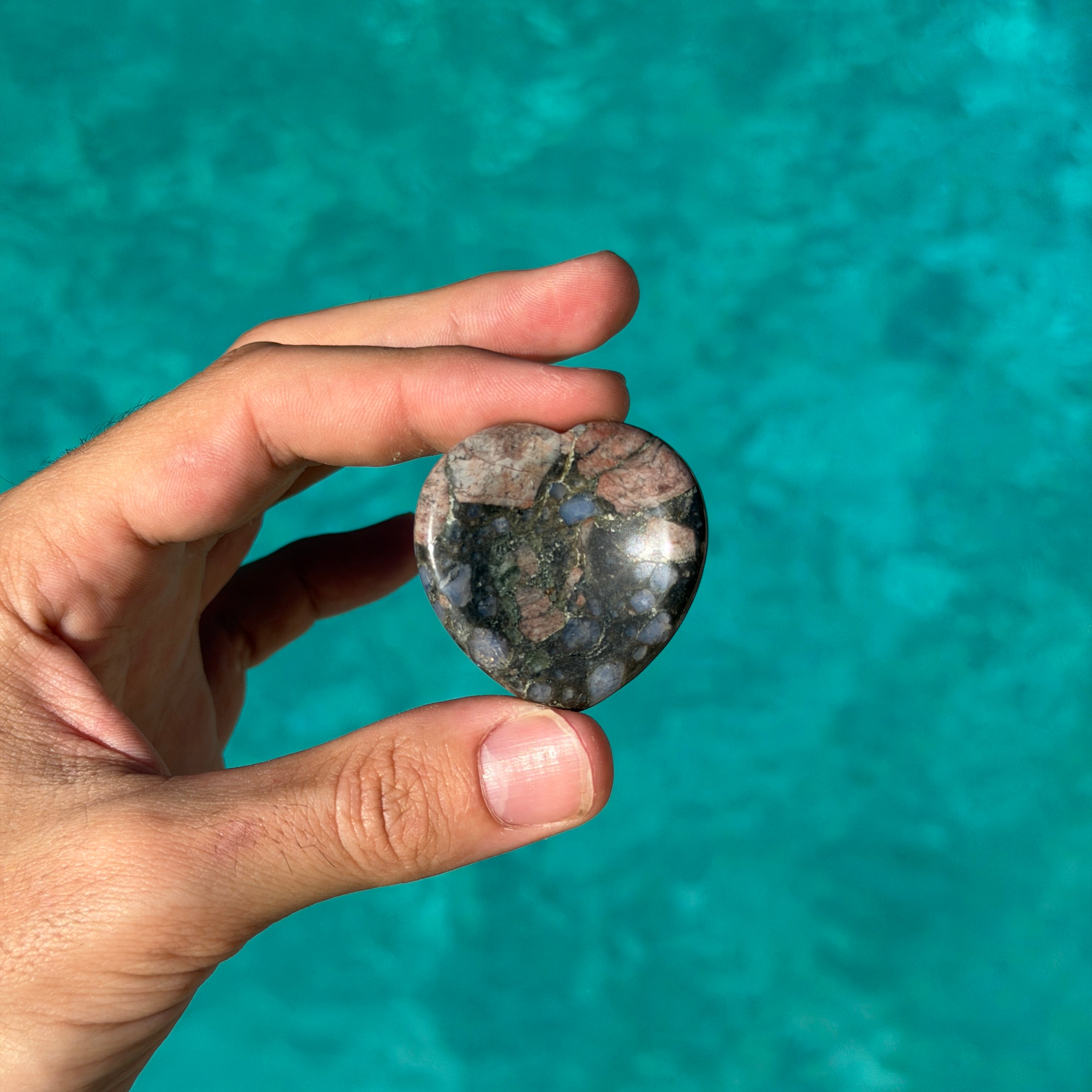 Que Sera Heart Worry Stone