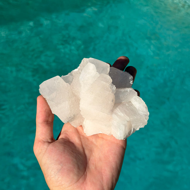 Mangano Calcite Bladed Cluster Specimen
