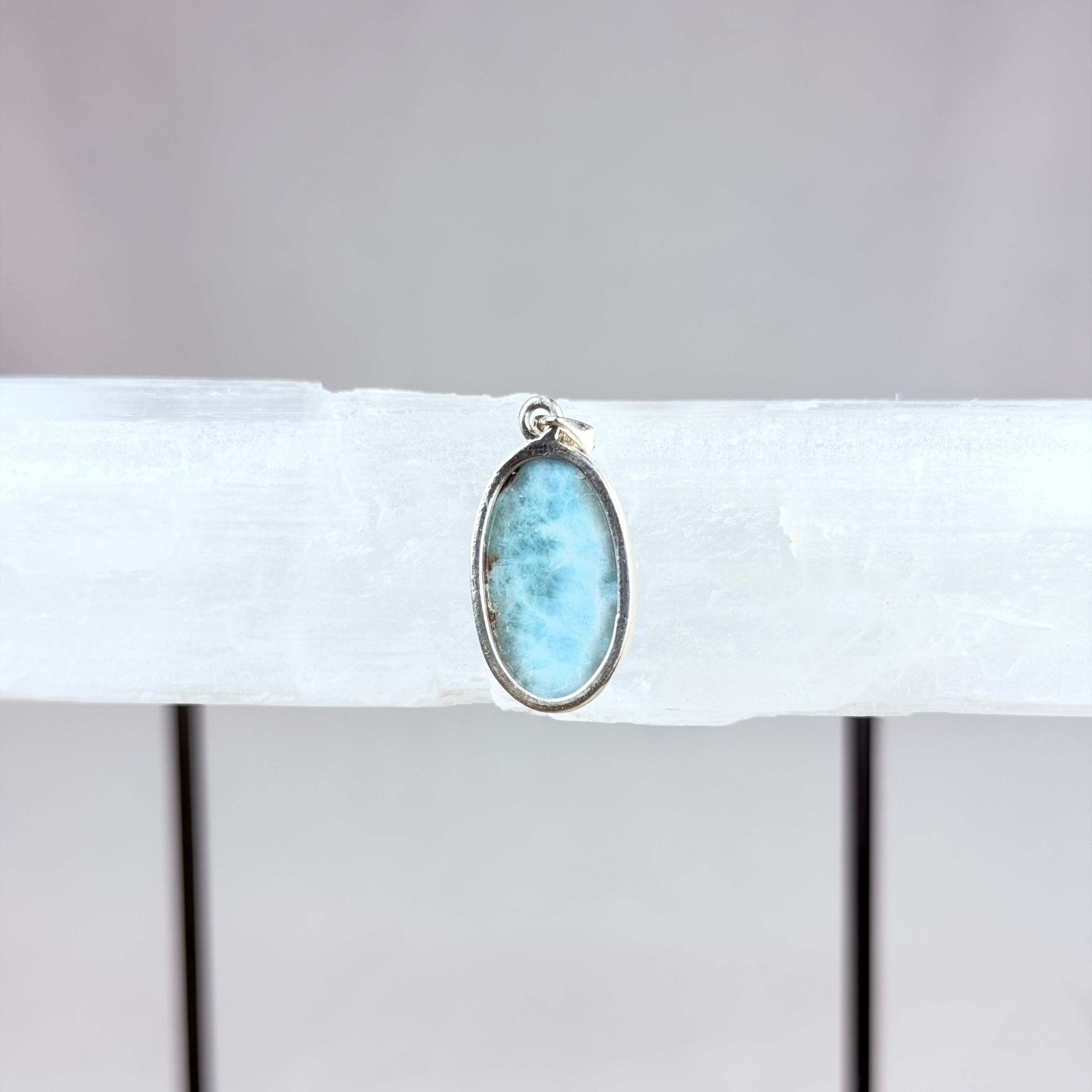 Larimar 925 Silver Pendant Only