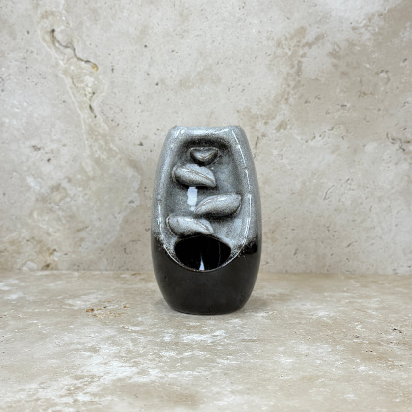 White Incense Waterfall Tower Backflow Burner