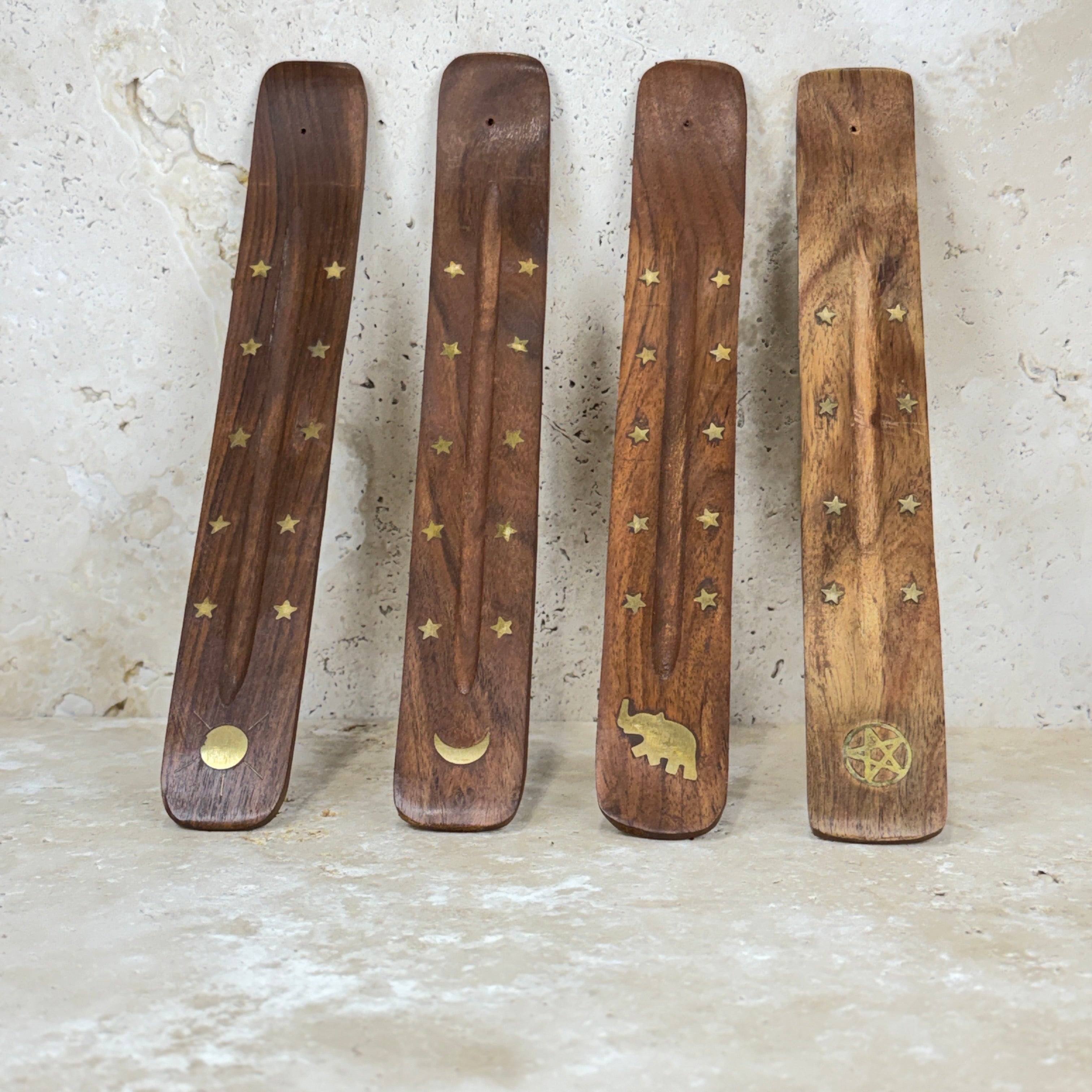 Wooden Incense Flat Stand