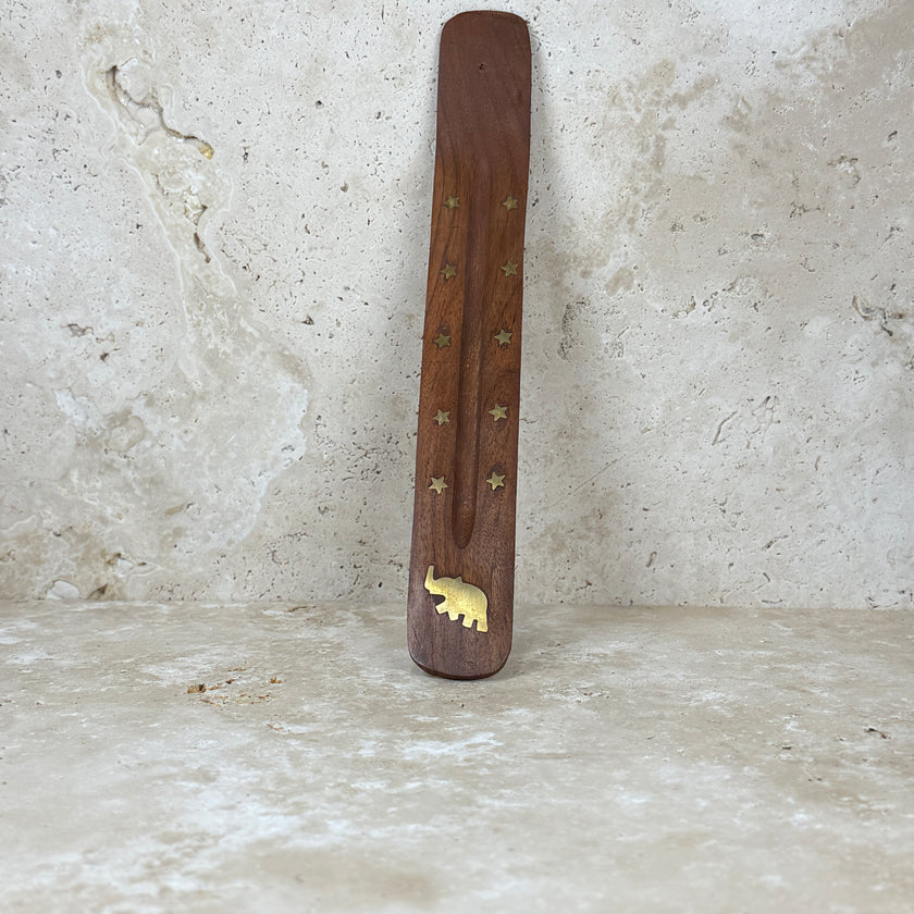 Wooden Incense Flat Stand