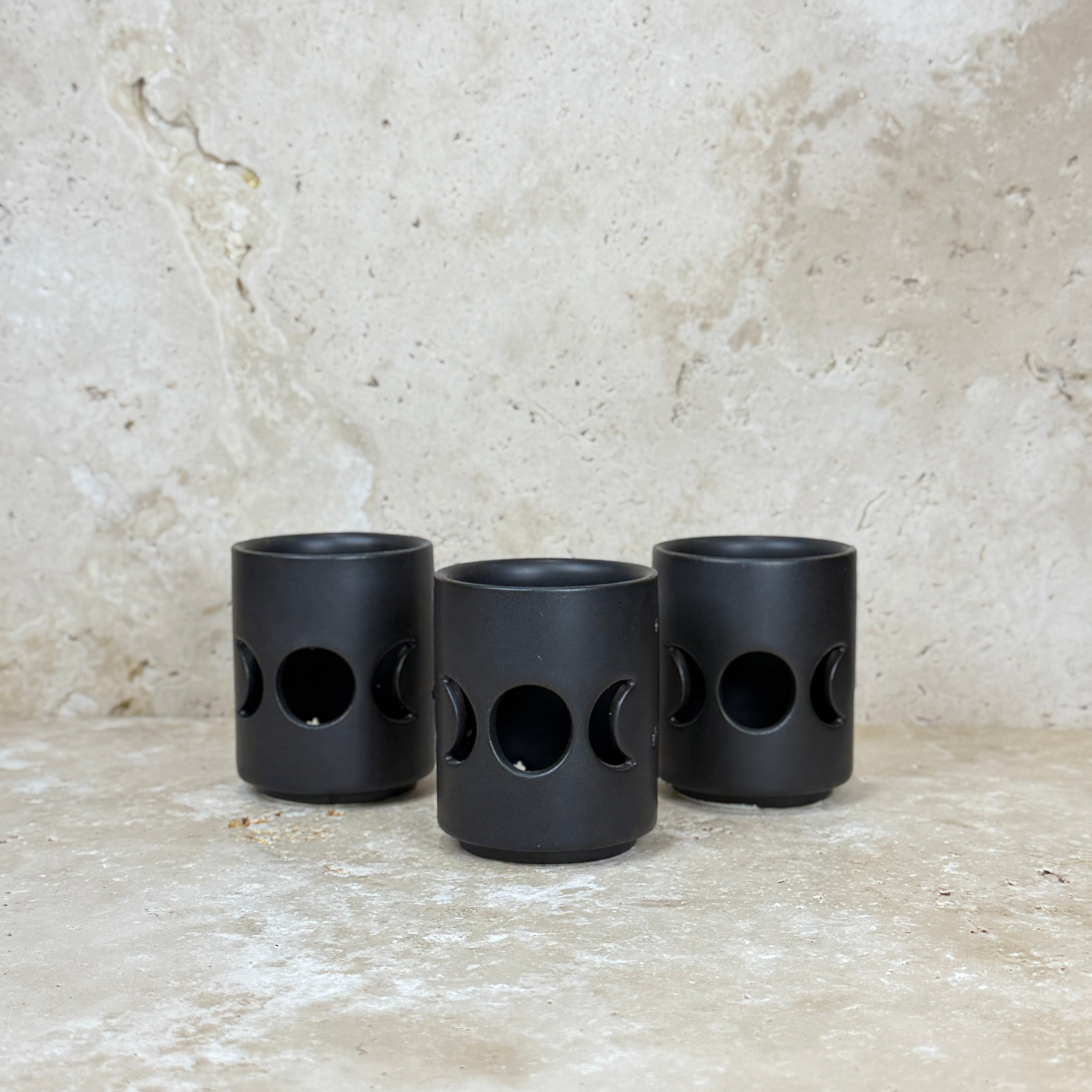 Triple Moon Tealight Holder