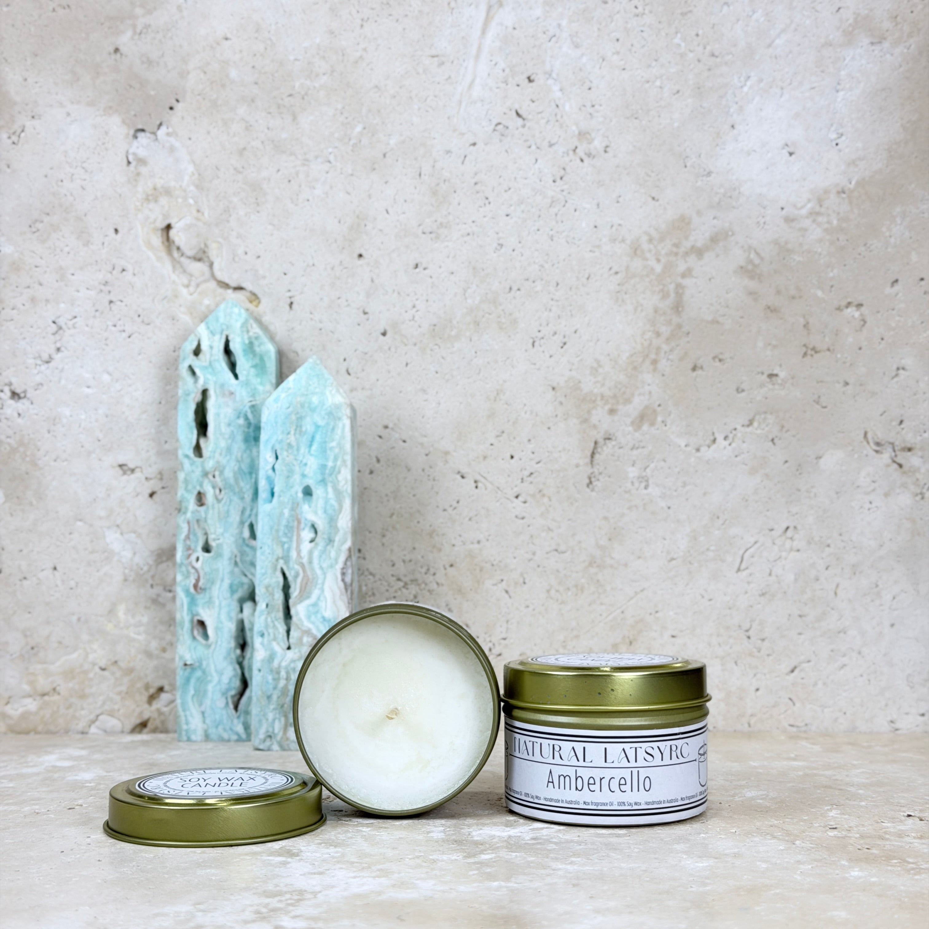 Gold Tin Candle