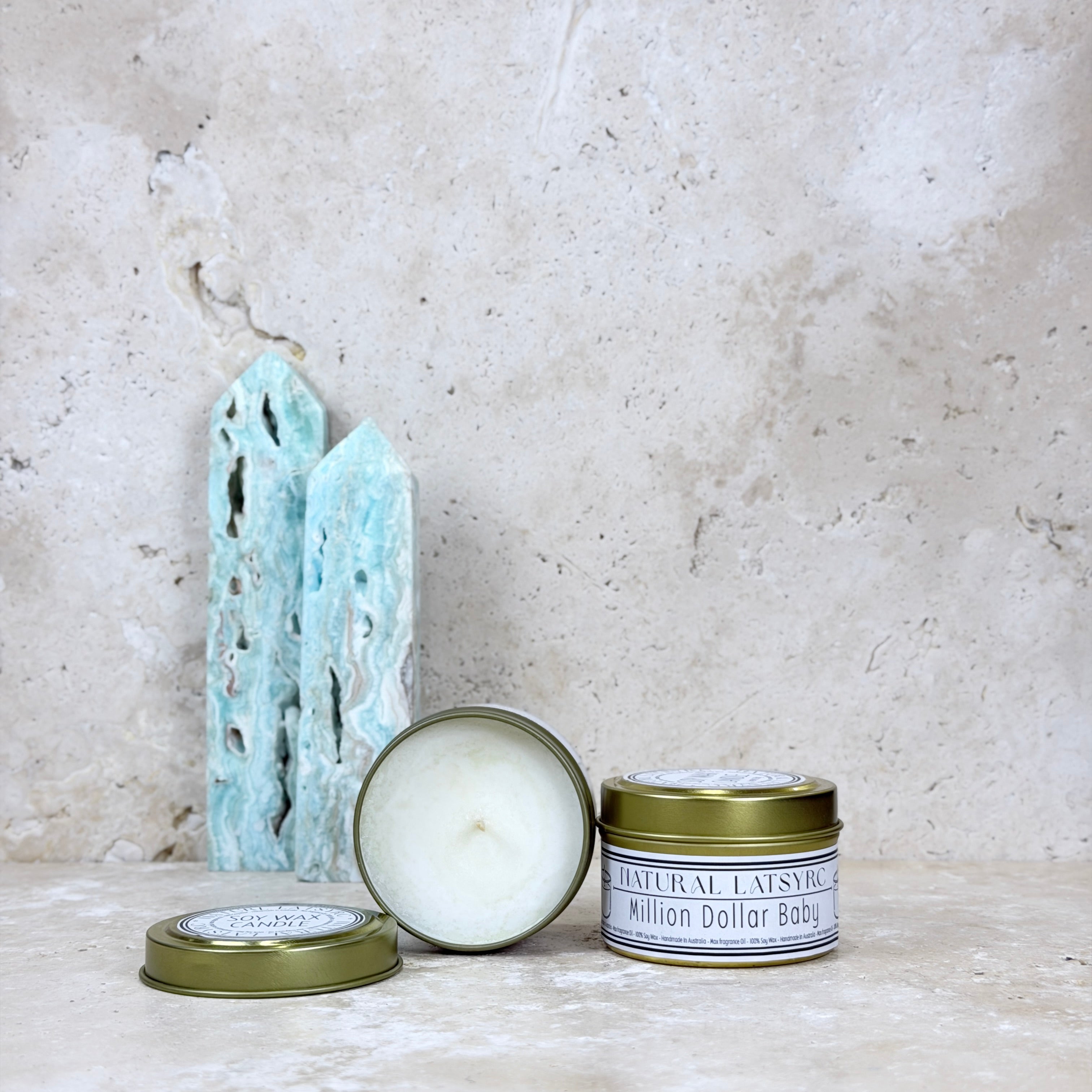 Gold Tin Candle